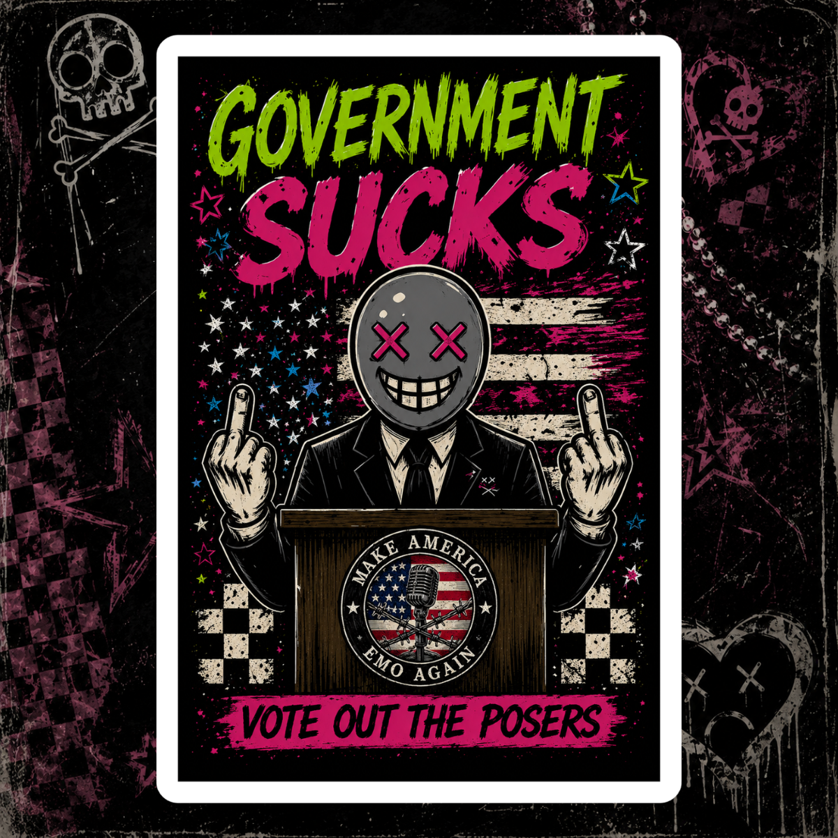 Government Sucks Sticker