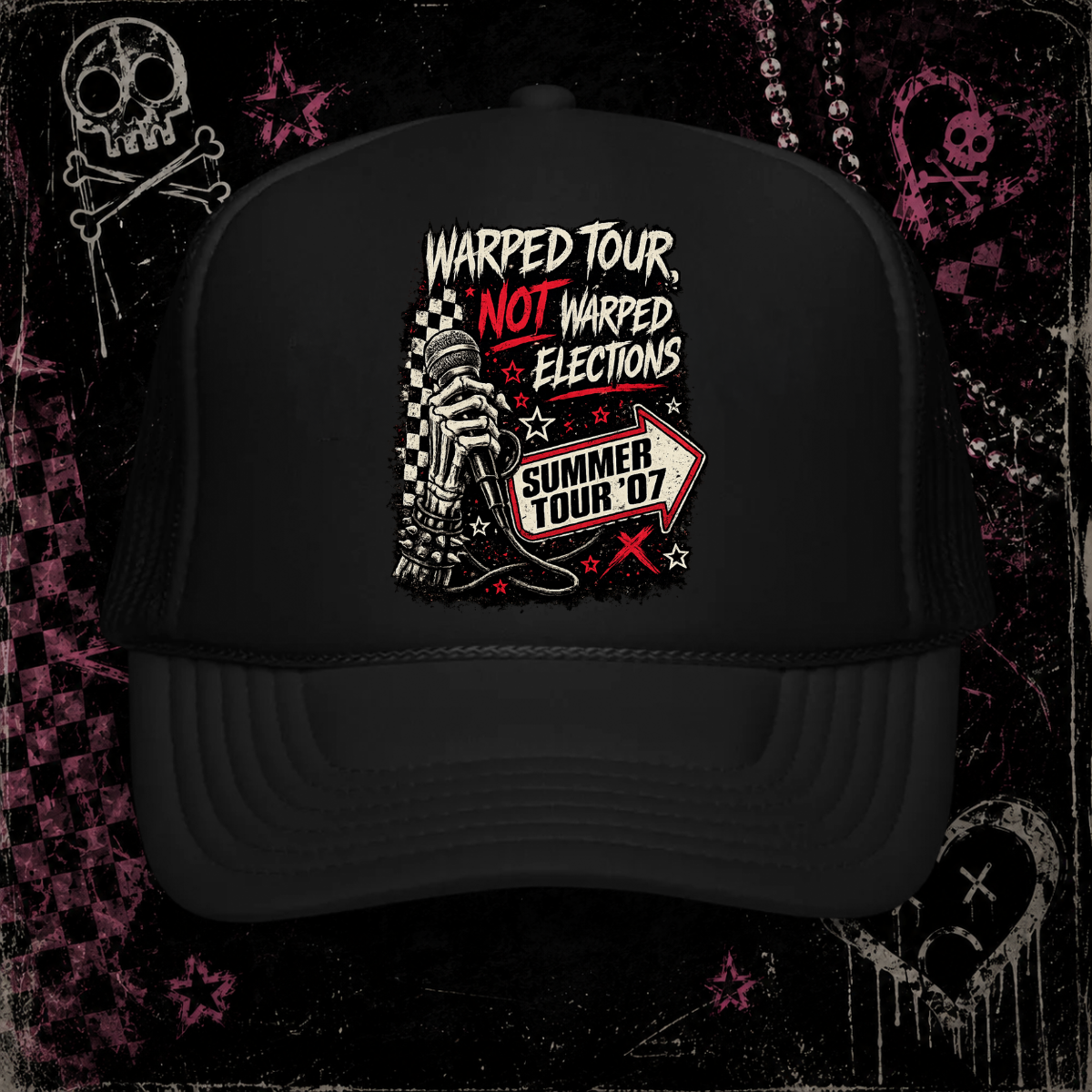 No Warped Elections Trucker Hat