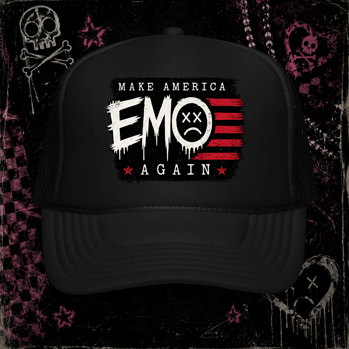 Emo Flag Trucker Hat
