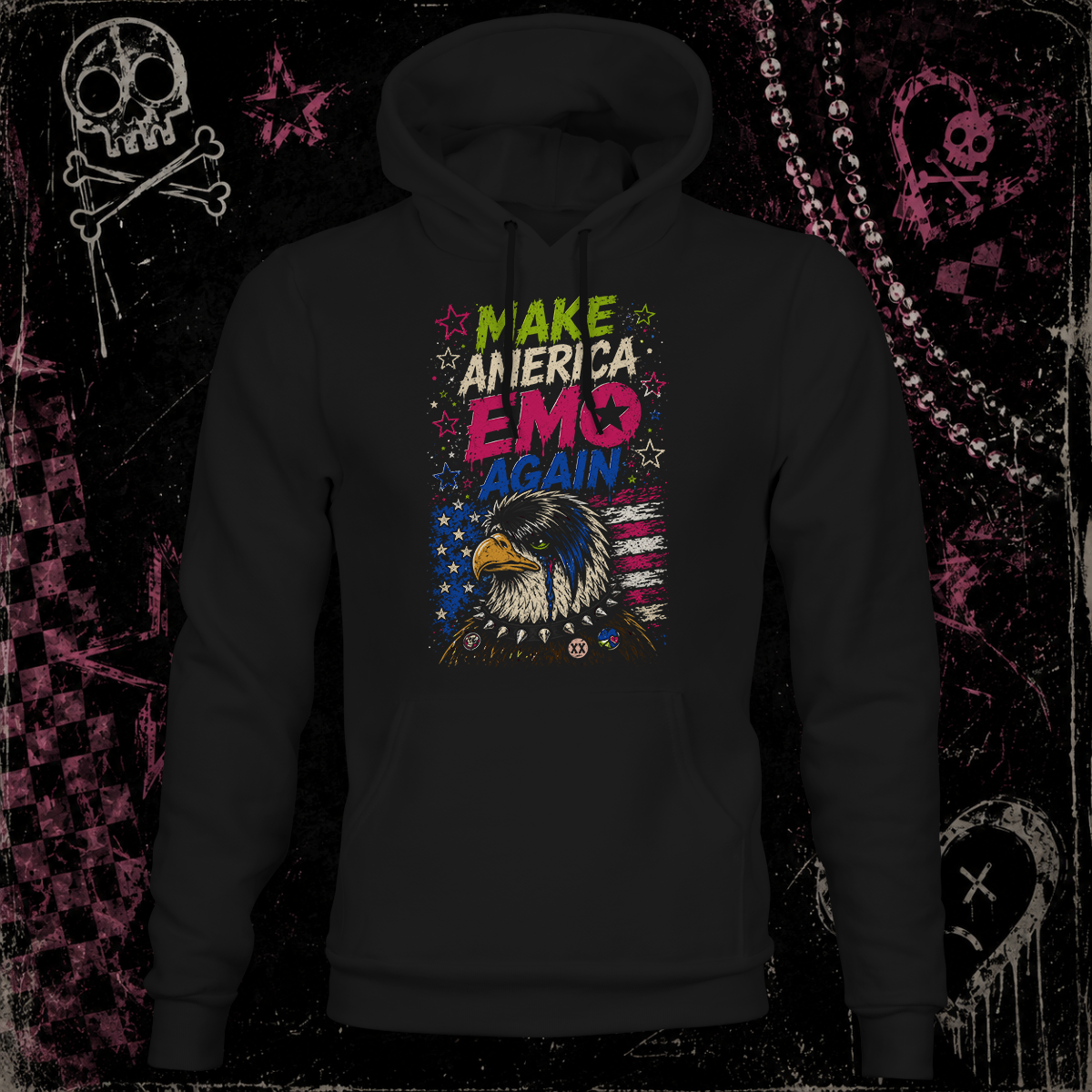 Emo Again Hoodie