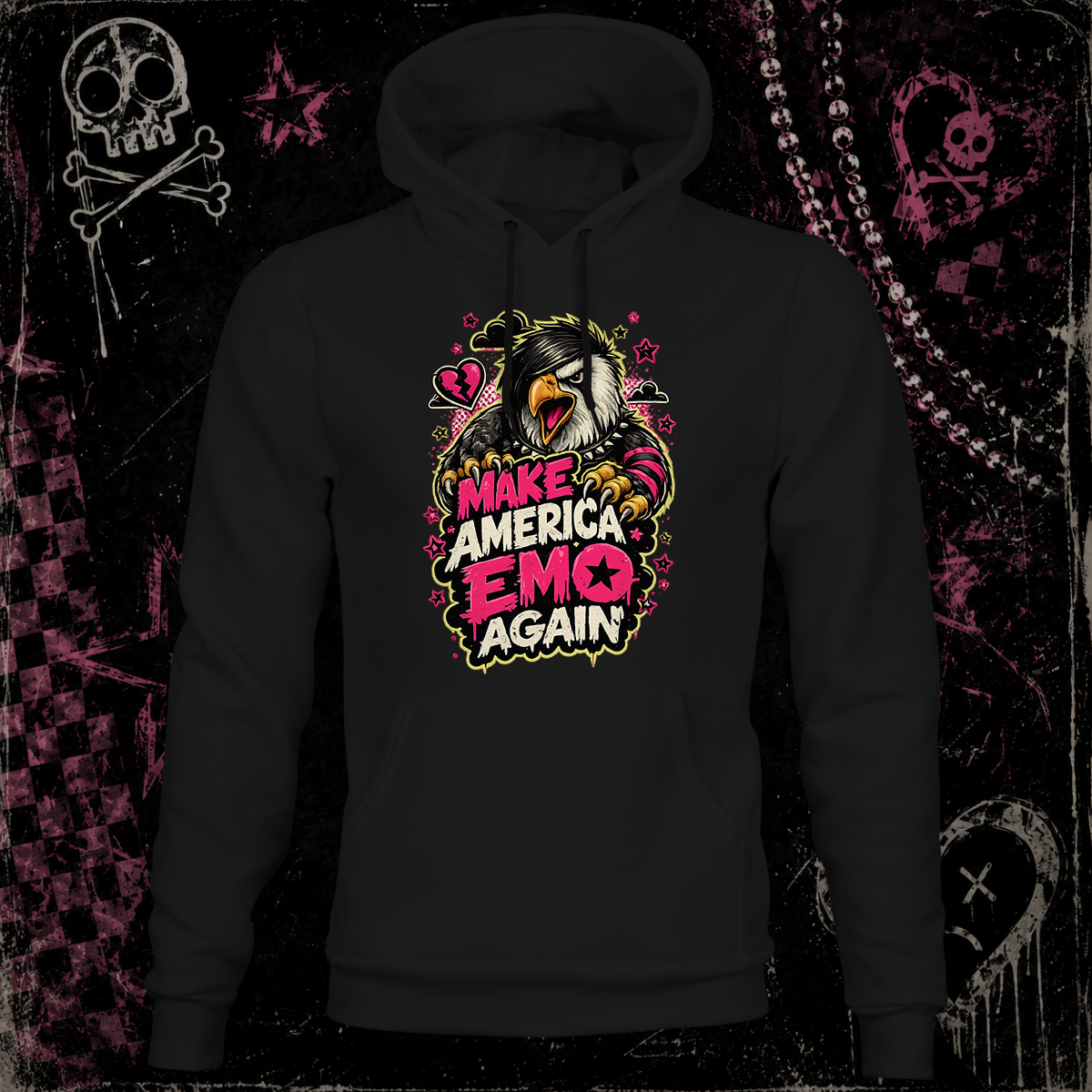 Make America Emo Again Hoodie